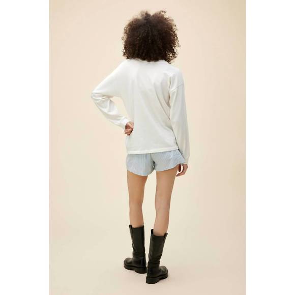 NEW DAYDREAMER bob marley catch a fire relaxed long sleeve top in vintage white - Picture 3 of 3